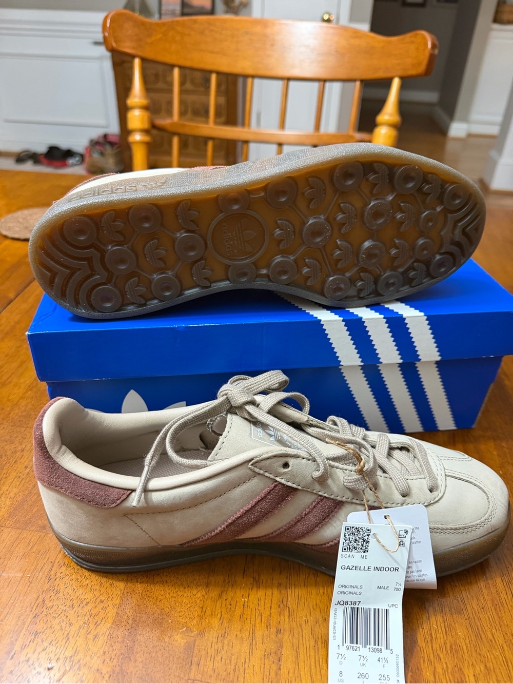 Brand New ADIDAS Men's Gazelle Soccer Casual Shoes Size 8 Retail $120 - Picture 9 of 10